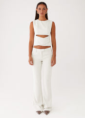 Cyra Wrap Top