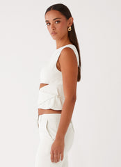 Cyra Wrap Top