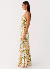 Damali Satin Maxi Dress
