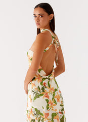 Damali Satin Maxi Dress