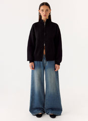Davy Knit Zip Jacket