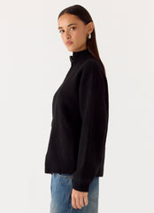 Davy Knit Zip Jacket