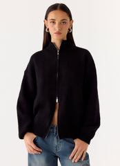 Davy Knit Zip Jacket