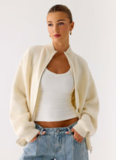 Davy Knit Zip Jacket