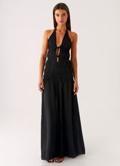 Dione Halter Maxi Dress