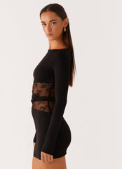 Echo Long Sleeve Mini Dress