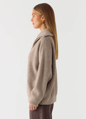 Eirena Quarter Zip Knit Sweater