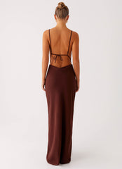 Elation Cowl Neck Maxi Dress