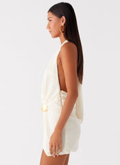 Eleanora Plunge Mini Dress