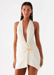 Eleanora Plunge Mini Dress
