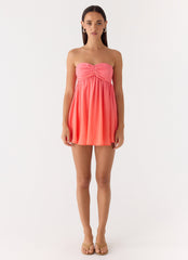 Elevare Strapless Mini Dress
