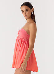 Elevare Strapless Mini Dress