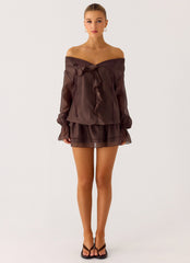 Elris Drop Waist Mini Dress