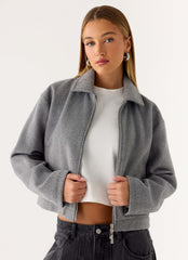 Enzo Faux Wool Jacket