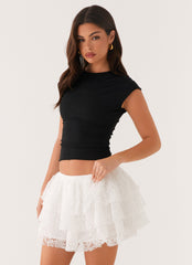 Erin Layered Mini Skirt