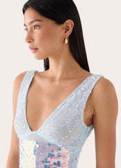 Erinah Sequin Maxi Dress