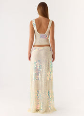 Erinah Sequin Maxi Skirt