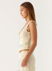 Erinah Sequin Top