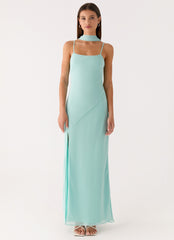 Eternelle Square Neck Maxi Dress