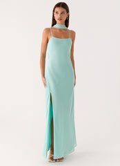 Eternelle Square Neck Maxi Dress