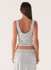 Evodia Sequin Tank Top
