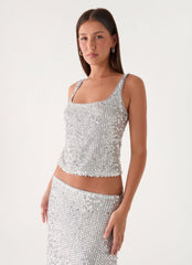 Evodia Sequin Tank Top