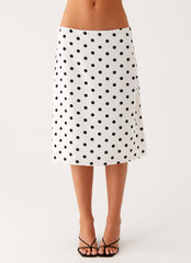 Evoke Chiffon Midi Skirt