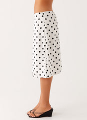 Evoke Chiffon Midi Skirt