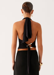 Fade Out Hardware Halter Top