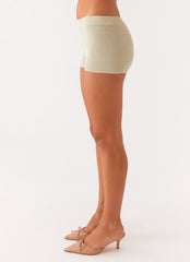 Fantasise Knit Mini Shorts