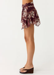 Fiore Asymmetrical Mini Skirt