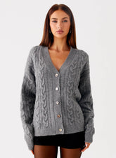Frawley Cable Knit Cardigan