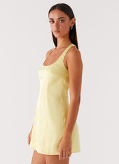 Freefall Satin Mini Dress