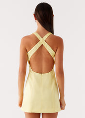 Freefall Satin Mini Dress