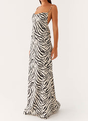 Gianni Cowl Maxi Dress