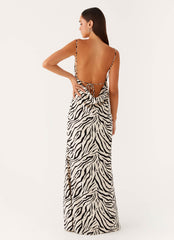 Gianni Cowl Maxi Dress