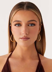 Gleam Hoop Earrings