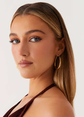 Gleam Hoop Earrings