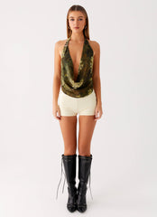 Gliese Cowl Neck Top