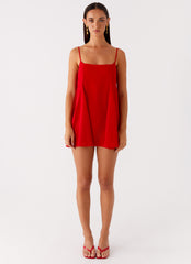 Godets Hem Mini Dress