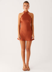 Golden Dunes Mini Dress
