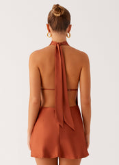 Golden Dunes Mini Dress