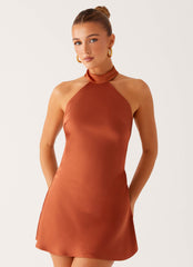 Golden Dunes Mini Dress
