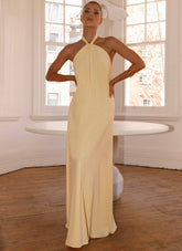Golden Child Linen Maxi Dress
