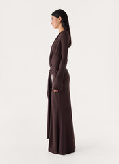 Gustin Long Sleeve Sash Maxi Dress