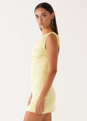 Heart Of Glass Satin Mini Dress