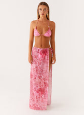 Here For It Beaded Maxi Skirt
