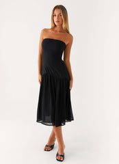 Imagination Strapless Midi Dress