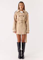 Jackie Mini Trench Coat
