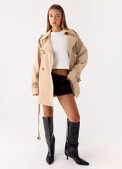 Jackie Mini Trench Coat